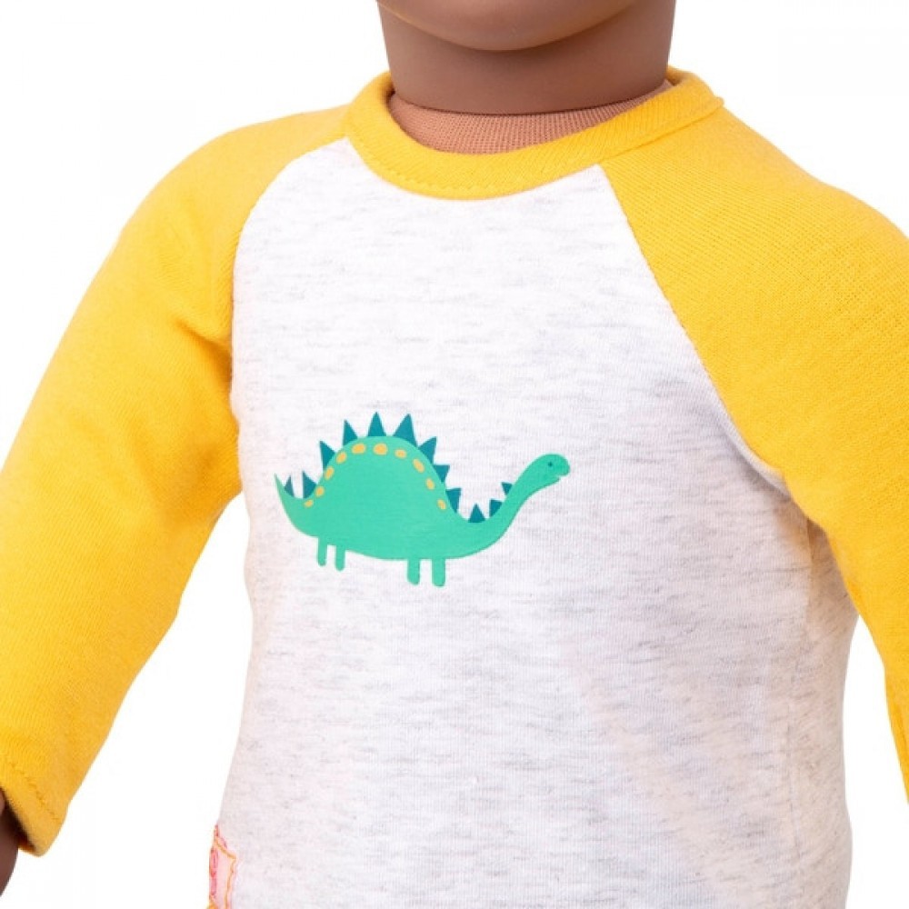 Best Price in Town - Our Generation Young Boy Deluxe PJ Dino Ensemble - Online Outlet Extravaganza:£16[laa6679ma]