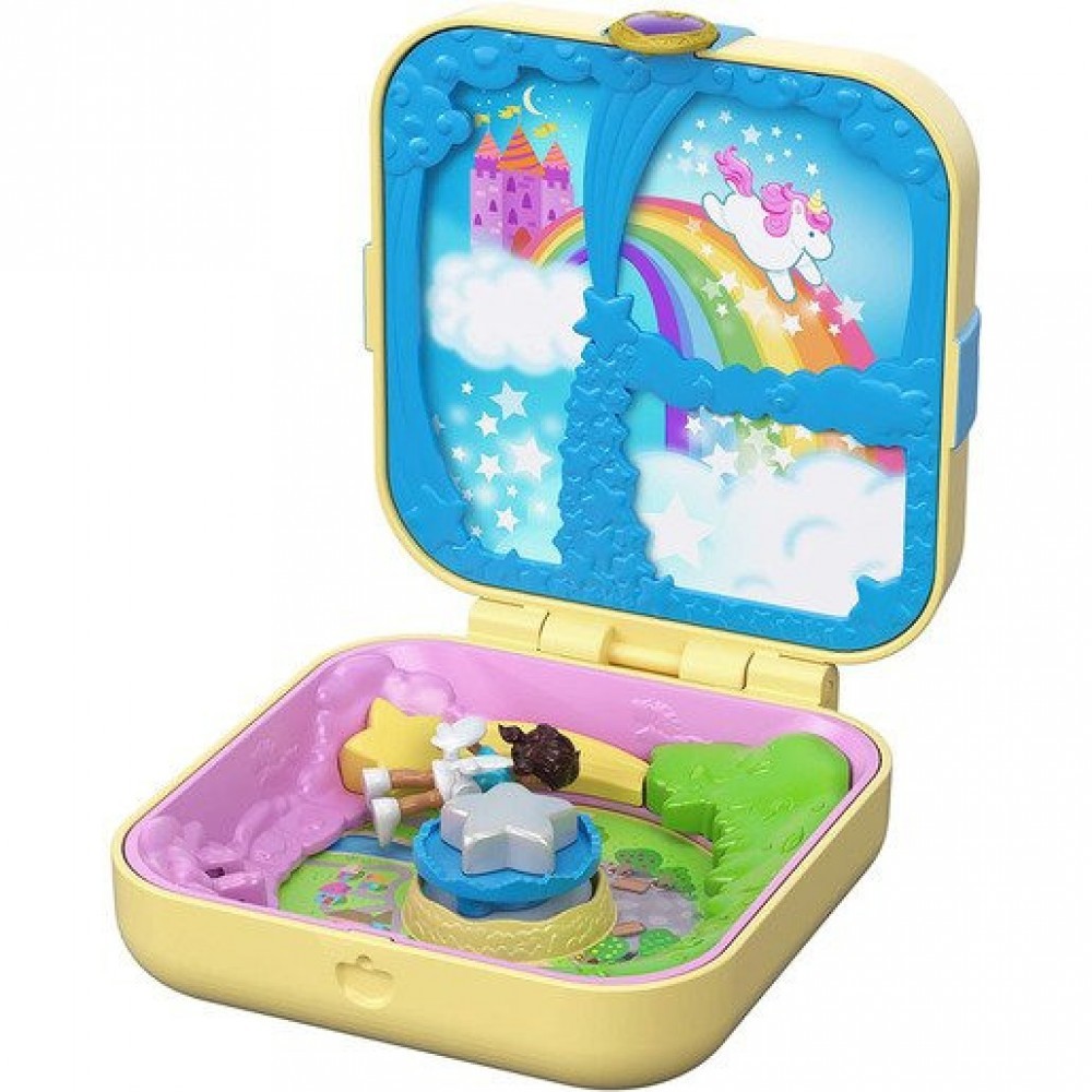 Holiday Gift Sale - Polly Pocket Playset: Unicorn Paradise - Friends and Family Sale-A-Thon:£6