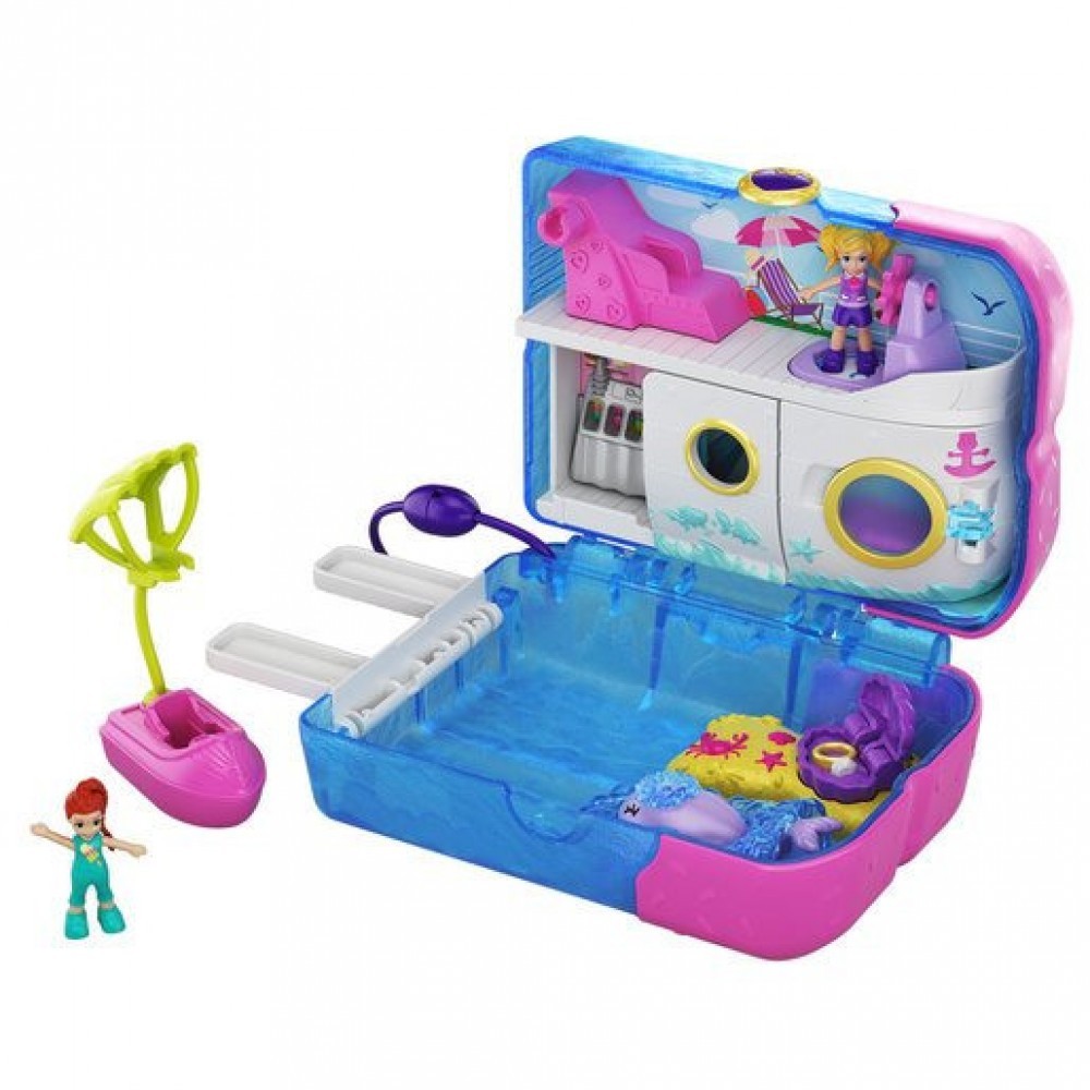 Polly Pocket Sweet Sails Cruise Liner Compact