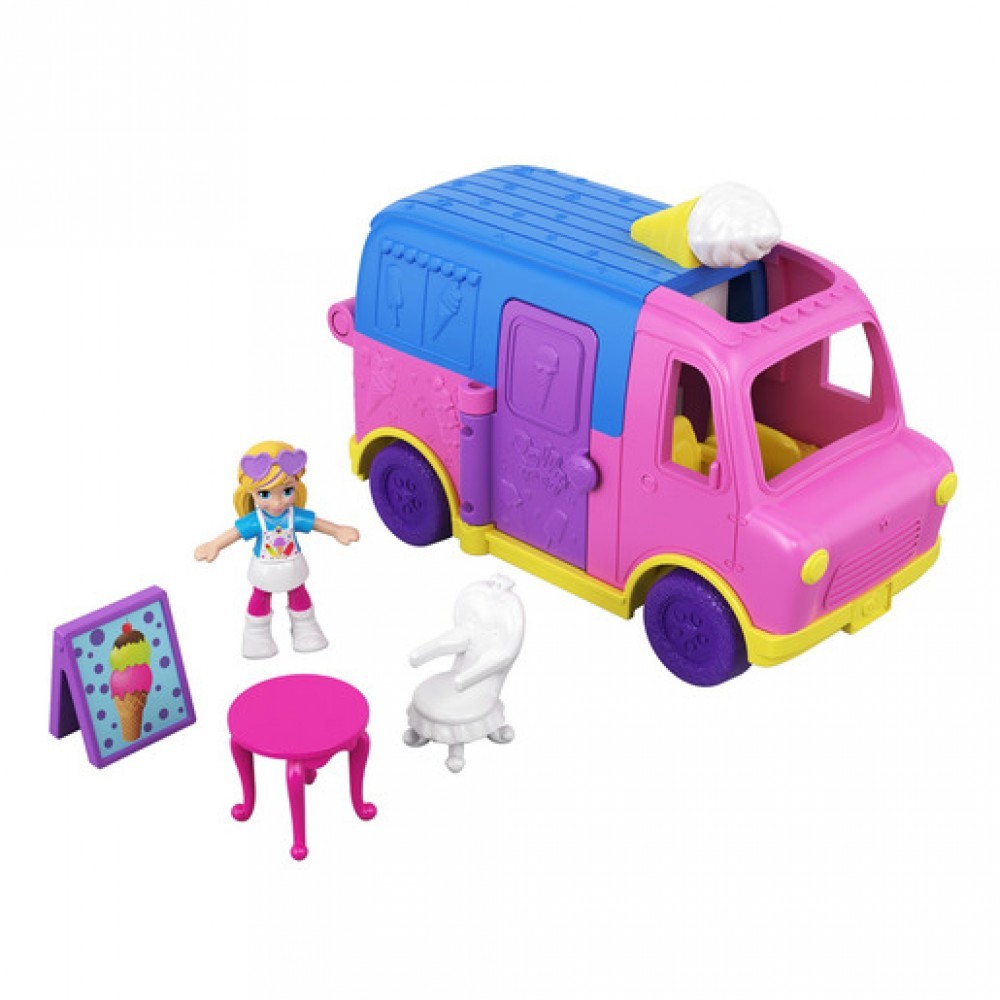 Polly Pocket Pollyville Ice Lotion Truck