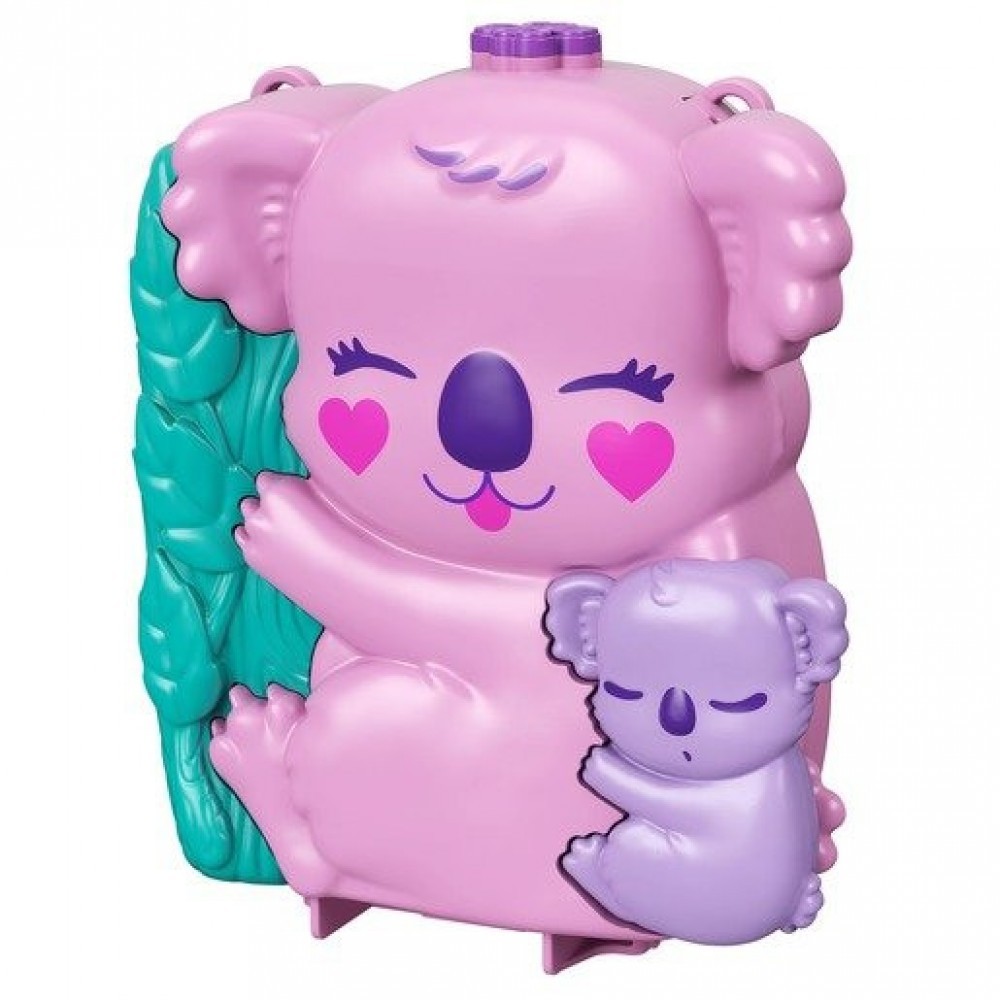 Markdown - Polly Pocket Playset 'Koala Adventures Handbag' Treaty - Anniversary Sale-A-Bration:£15[laa6734ma]