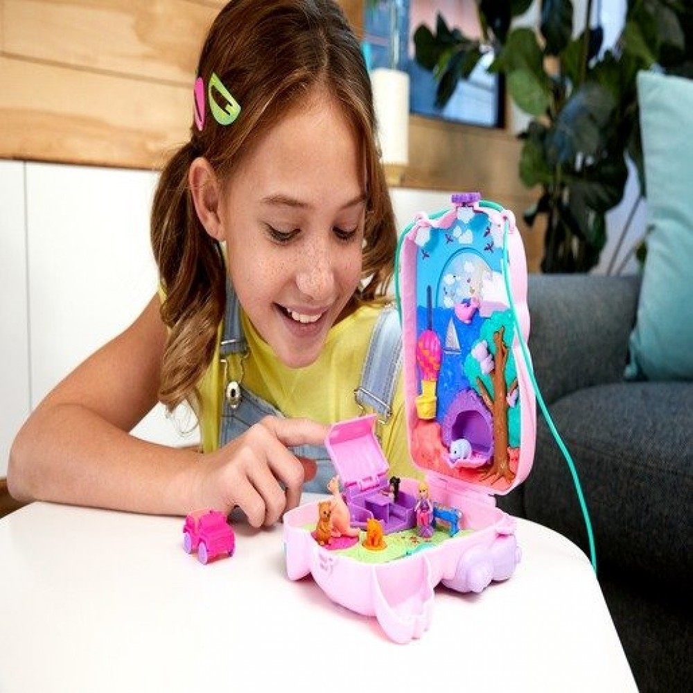 Can't Beat Our - Polly Pocket Playset 'Koala Adventures Purse' Compact - Clearance Carnival:£15