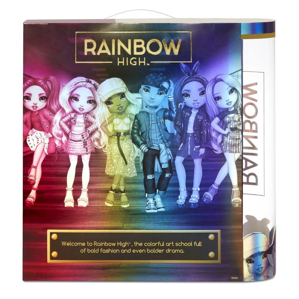 Rainbow High Bella Parker-- Pink Fashion Trend Figurine with 2 Ensembles
