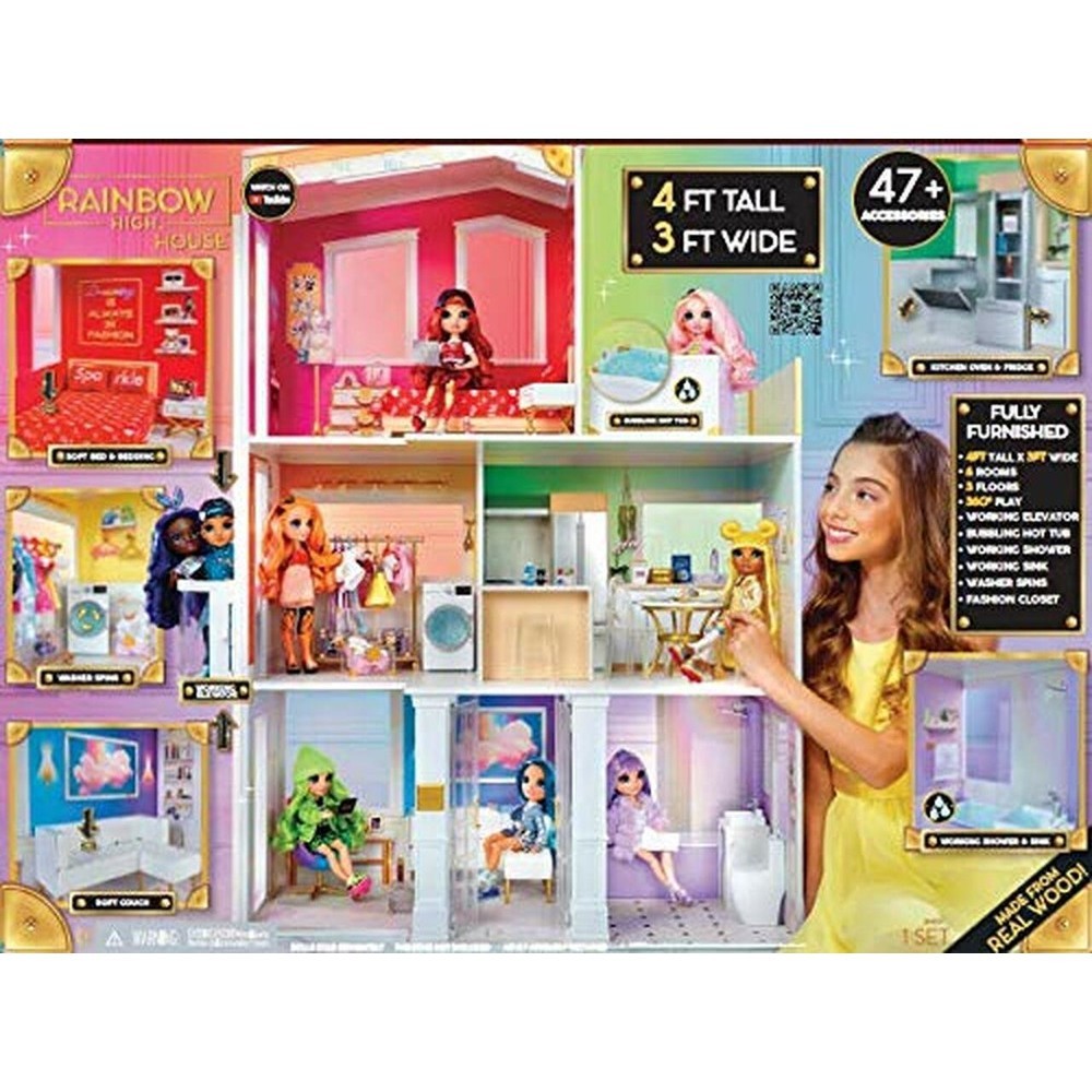 Rainbow Haute Couture Dormitory House playset