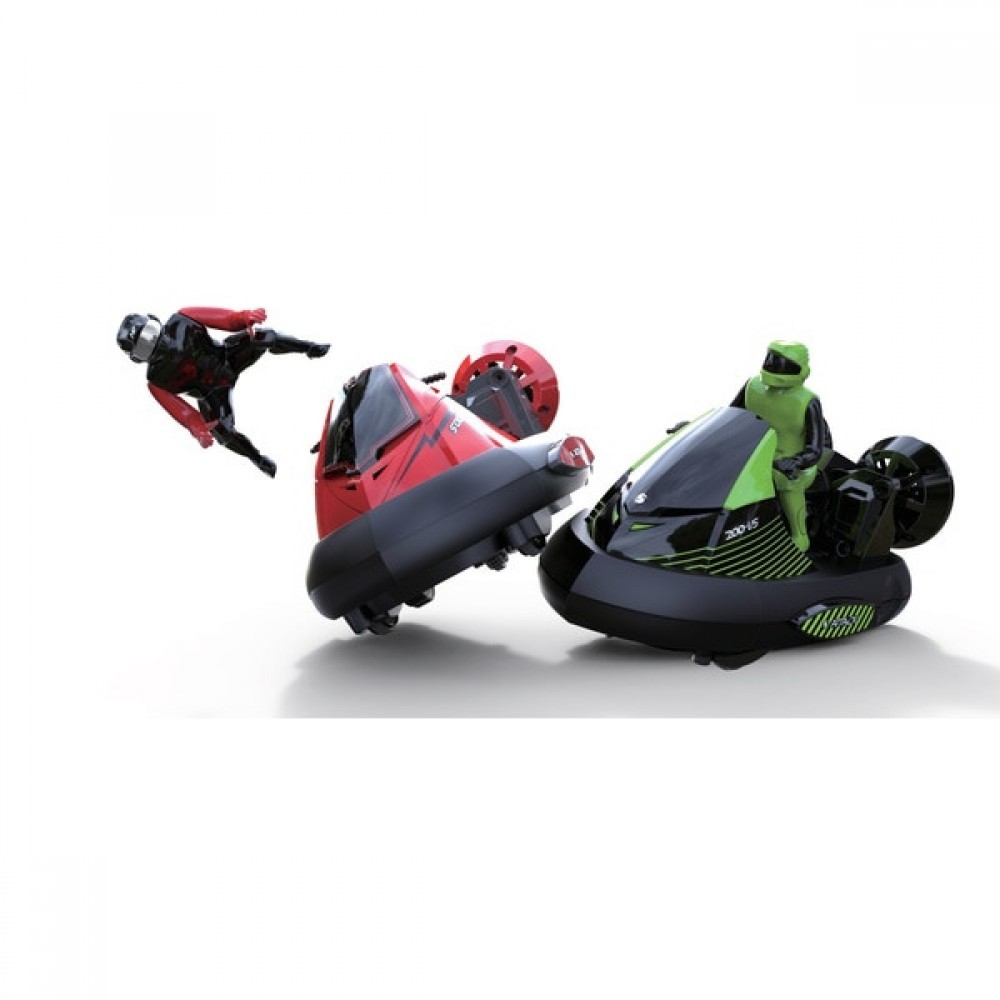 Stocking Stuffer Sale - Remote Bumper Cars with Drivers - Blowout:£15[jca6766ba]
