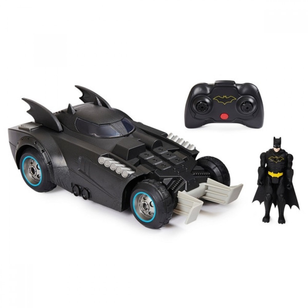 Remote Control Batman Guard as well as launch Batmobile Vehicle