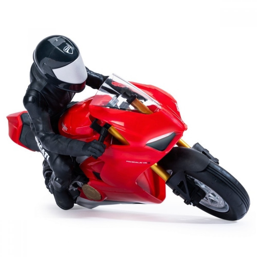 Remote 1:6 Upriser Ducati Real Panigale V4 S Motorcycle