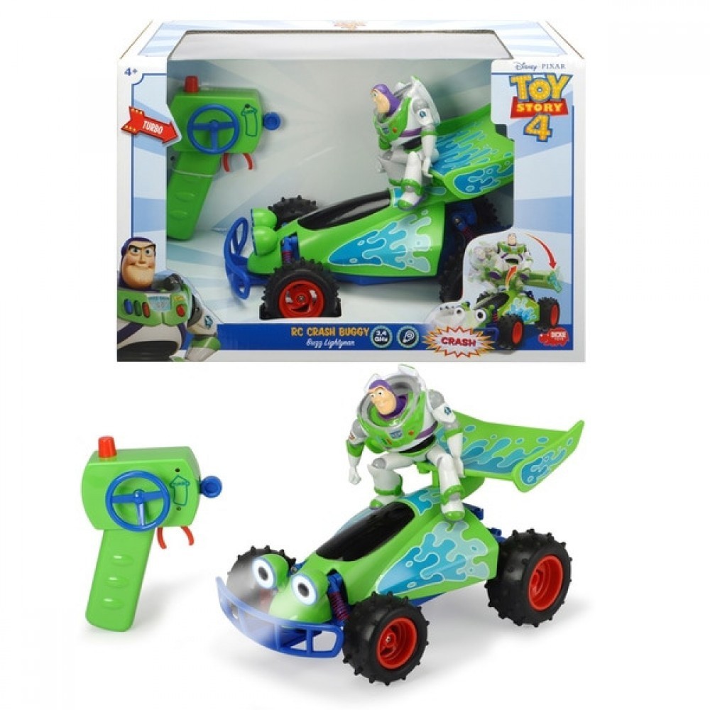 All Sales Final - Plaything Story Push-button Control Crash Buggy - Weekend Windfall:£23