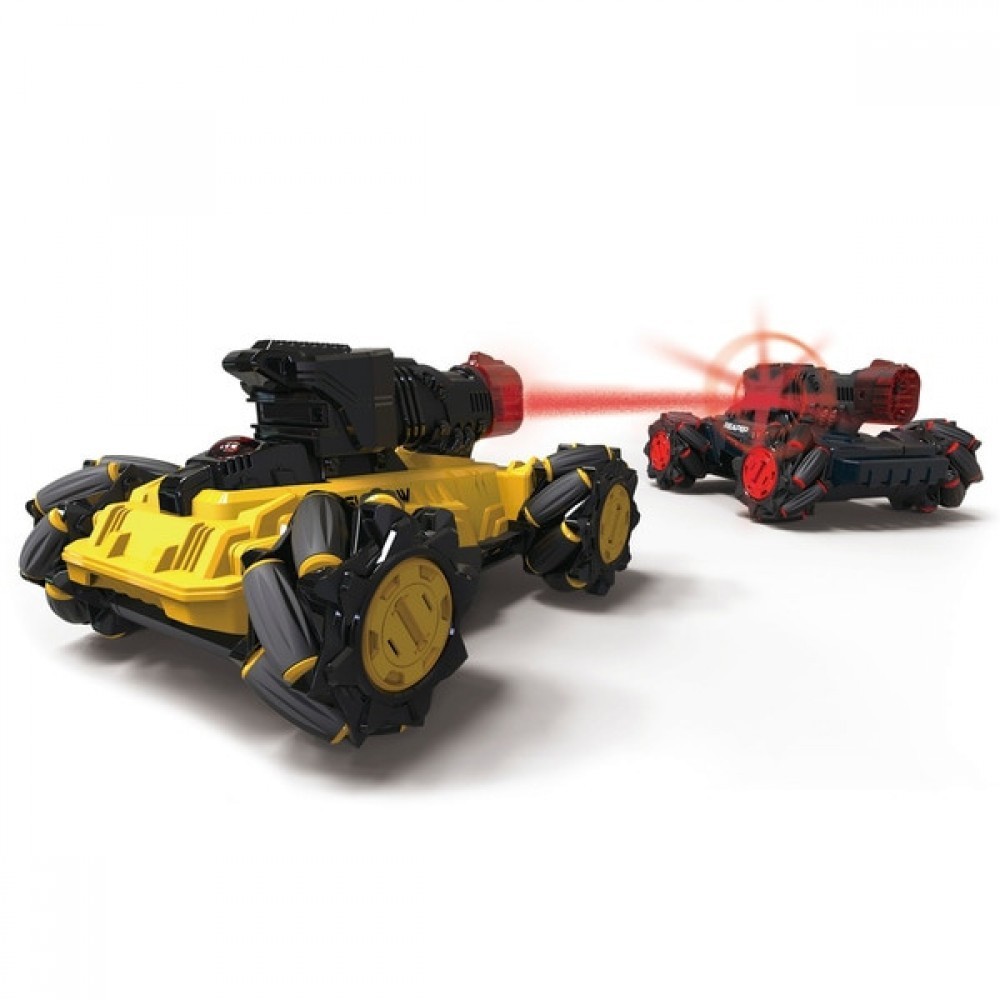 Valentine's Day Sale - Push-button Control Laser Device Struggle Hunters 2 Battle Lorry Set - Two-for-One:£37