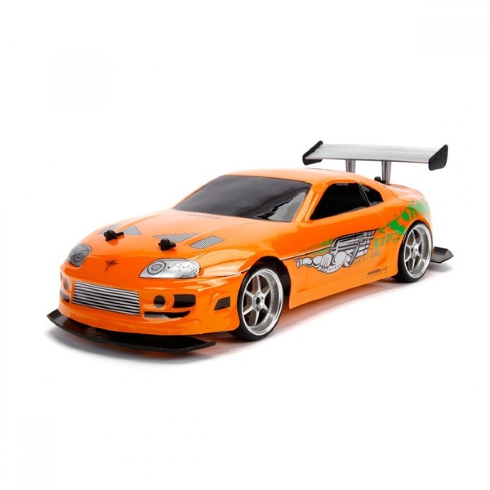 Push-button Control Fuming as well as fast 1:10 1995 Toyota Supra Drift