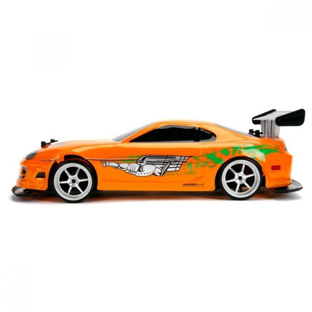 January Clearance Sale - Remote Management Fast and Furious 1:10 1995 Toyota Supra Drift - Steal:£30