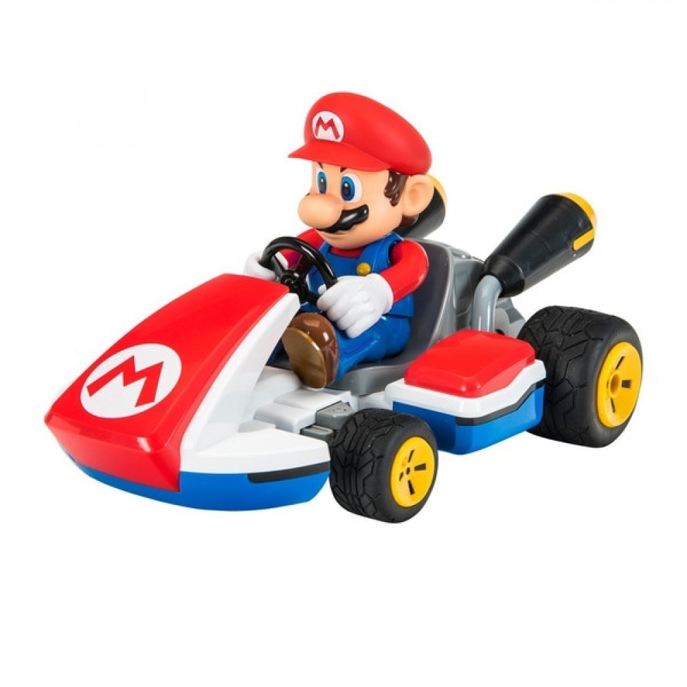 Discount Bonanza - Remote 1:16 Mario Nationality Kart - Doorbuster Derby:£43