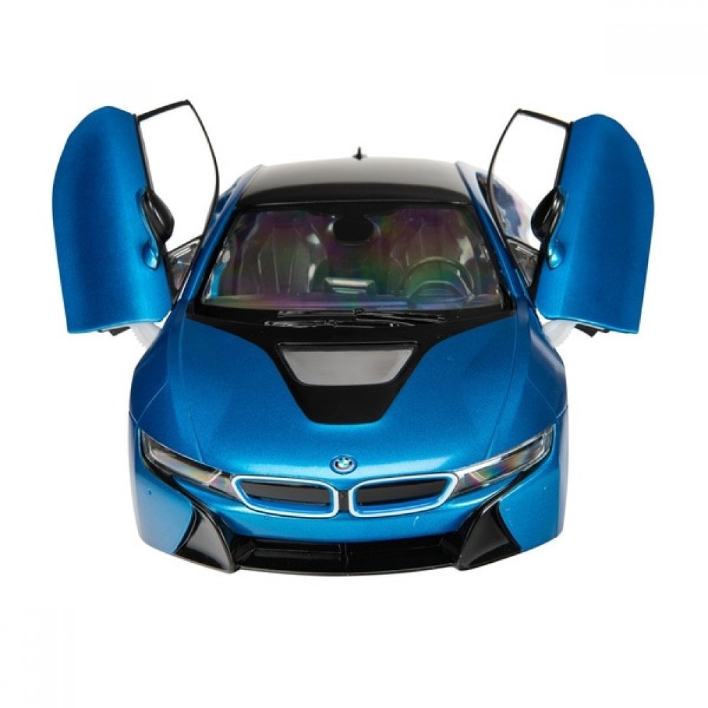 Push-button Control 1:14 BMW i8 along with USB asking for cable television