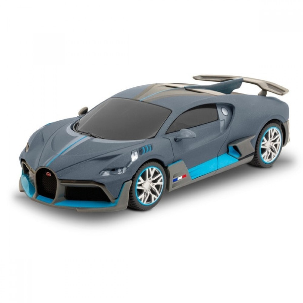 Valentine's Day Sale - Remote Control 1:26 Range Bugatti Divo Blue - One-Day:£6[nea6793ca]
