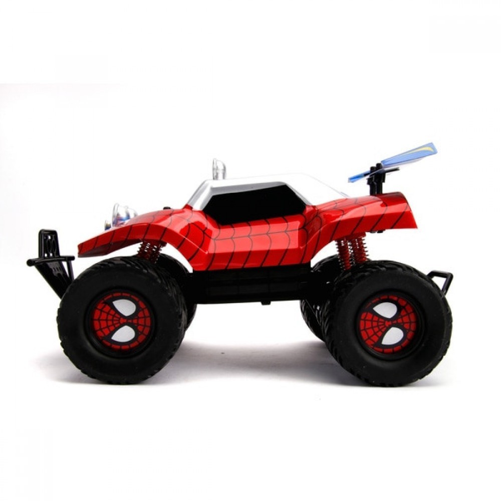 Lowest Price Guaranteed - Remote Wonder Spider-Man 1:14 Car - Valentine's Day Value-Packed Variety Show:£29