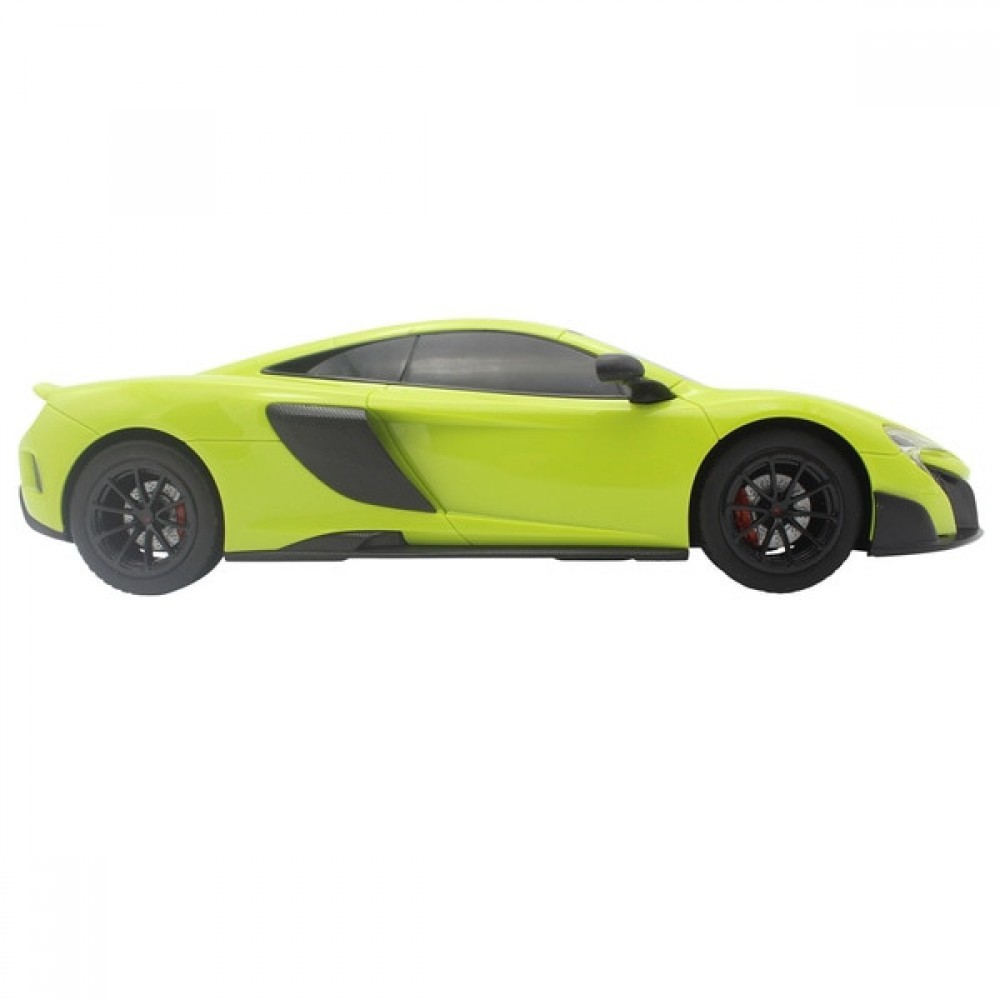 February Love Sale - Remote Control 1:18 McLaren 675LT Sports Car Green - Cyber Monday Mania:£11