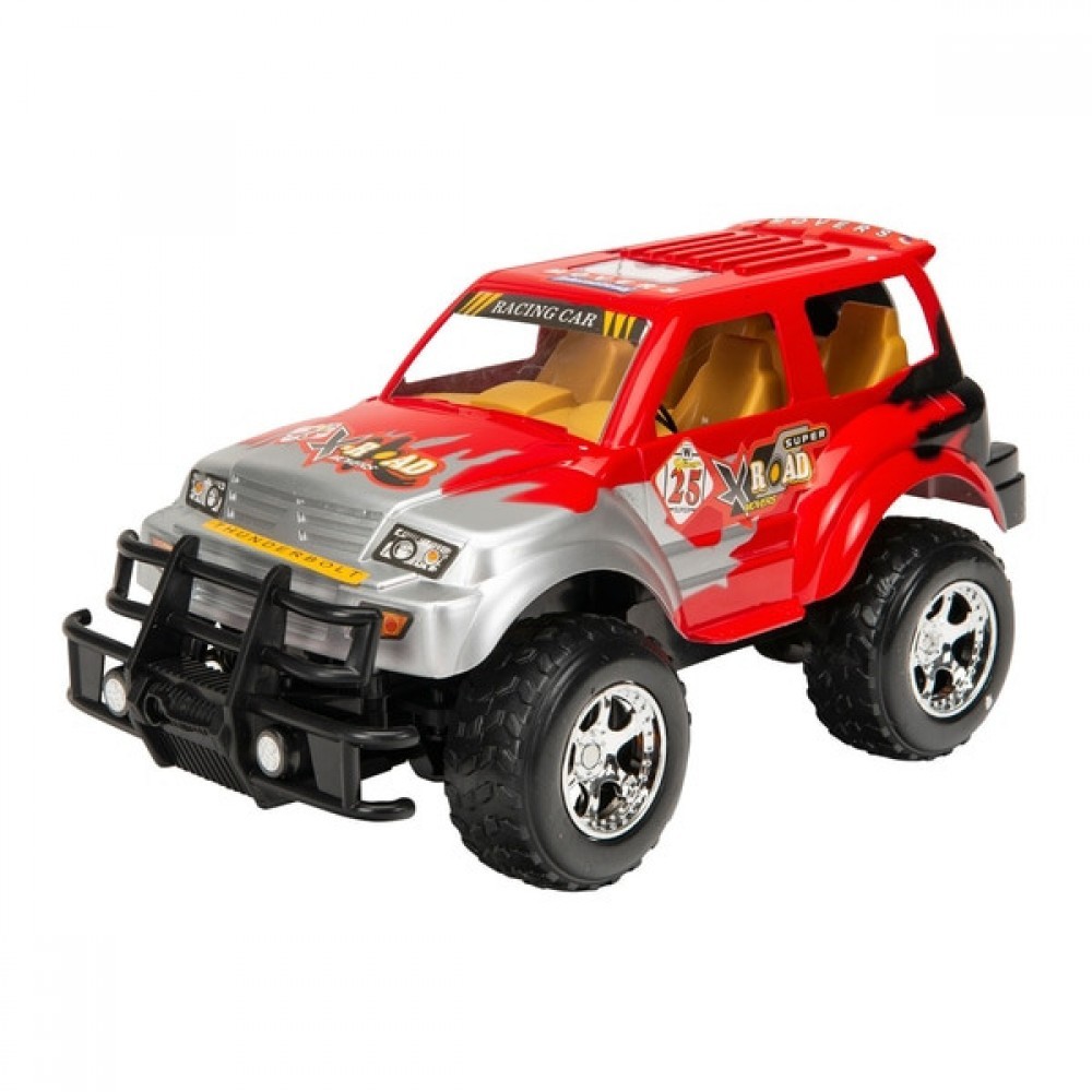 While Supplies Last - Remote Cross Nation Jeep - Value:£8[cha6803ar]