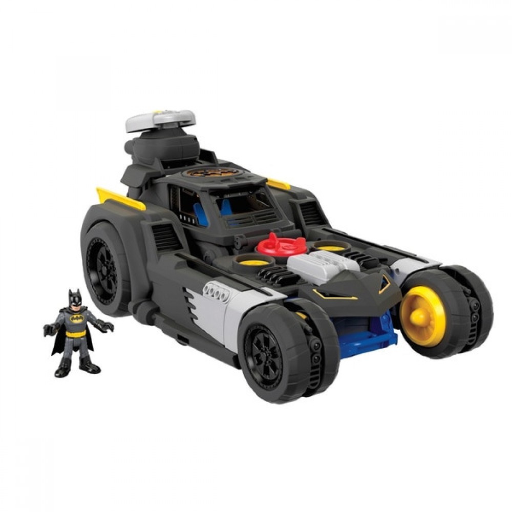 Lowest Price Guaranteed - Push-button Control Imaginext DC Super Pals Enhancing Batmobile - Give-Away Jubilee:£38