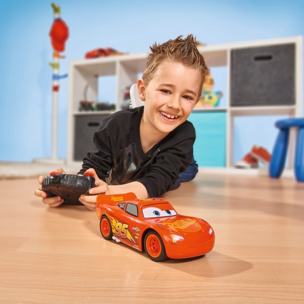 Year-End Clearance Sale - Remote Auto Disney Pixar Cars 3 1:24 Turbo Racer Lightning McQueen - Mid-Season Mixer:£11[cha6807ar]