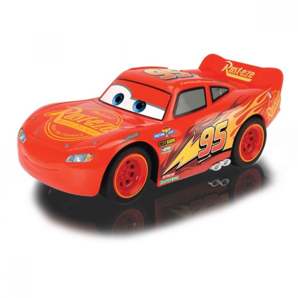 Half-Price - Push-button Control Vehicle Disney Pixar Cars 3 1:24 Turbo Racer Super McQueen - Steal-A-Thon:£11[coa6807li]