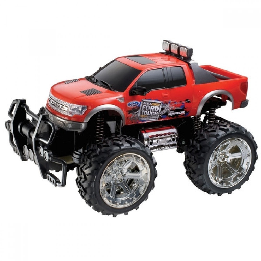 April Showers Sale - Push-button Control 1:8 Ford Raptor - Jeep - Get-Together Gathering:£53[lia6812nk]