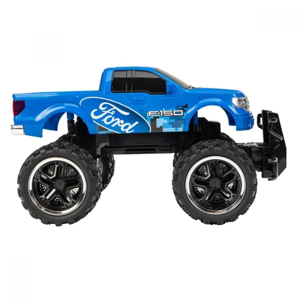 80% Off - Remote 1:14 Ford F 150 Creature Toy Truck - Give-Away Jubilee:£19[cha6814ar]