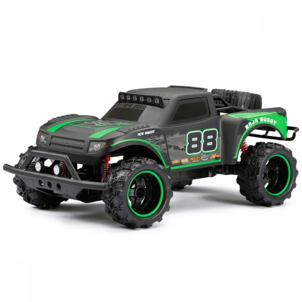 New Bright Push-button Control 1:14 Chargers Total Function Baja Poison Truck