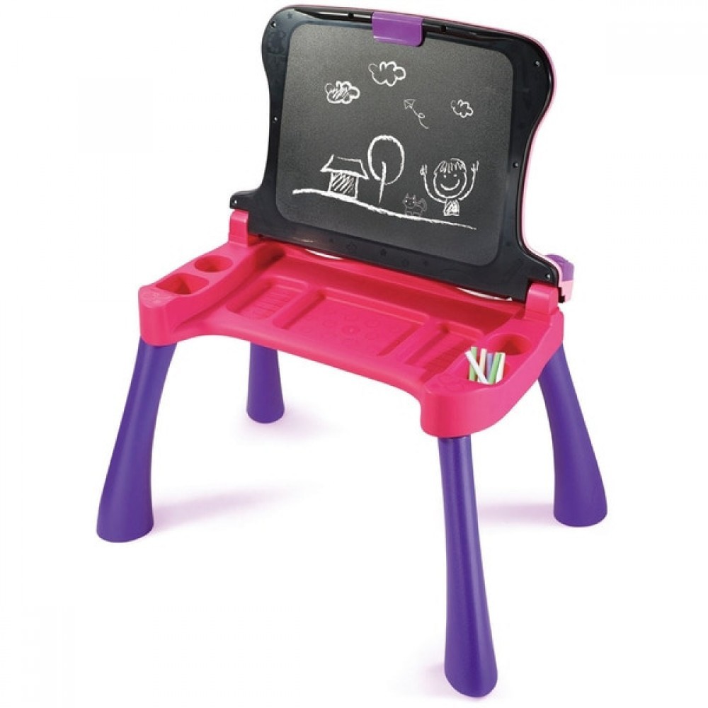 VTech Touch & Learn Task Workdesk Pink