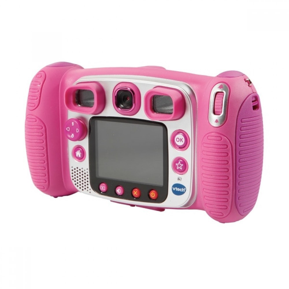 Clearance Sale - VTech Kidizoom Duo Video Camera 5.0 Pink - Back-to-School Bonanza:£32[cha6829ar]
