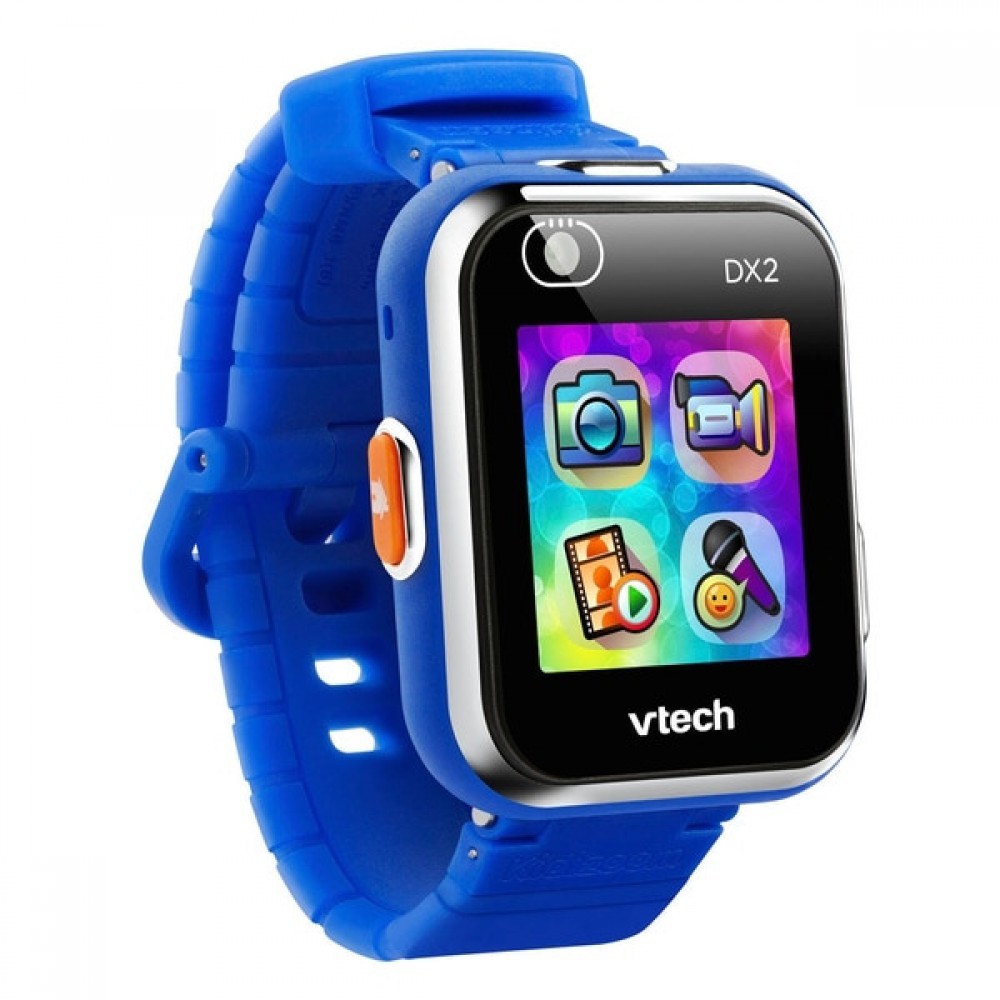 Mother's Day Sale - VTech Kidizoom Smart Watch DX2 Blue - Markdown Mardi Gras:£31[laa6832ma]