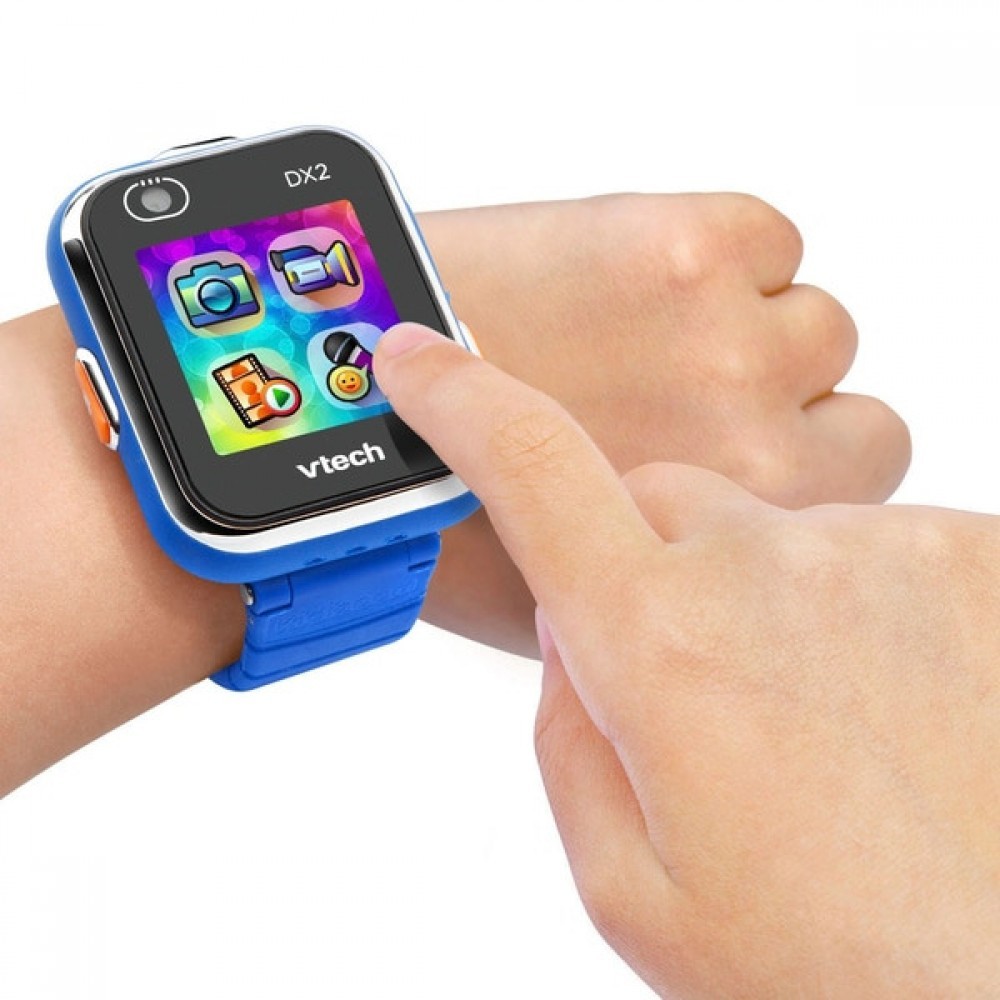 Fire Sale - VTech Kidizoom Smart Wristwatch DX2 Blue - Internet Inventory Blowout:£30[lia6832nk]