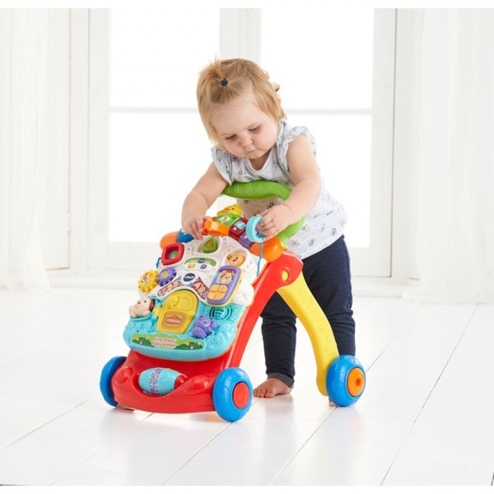 Veterans Day Sale - VTech Very First Step Reddish Infant Pedestrian - One-Day Deal-A-Palooza:£21