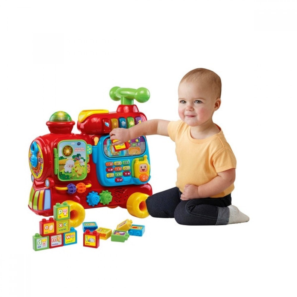 VTech Push and also Trip Alphabet Learn Red