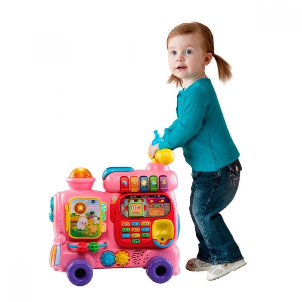 Up to 90% Off - VTech Push as well as Experience Alphabet Learn Pink - Bonanza:£36[laa6840ma]