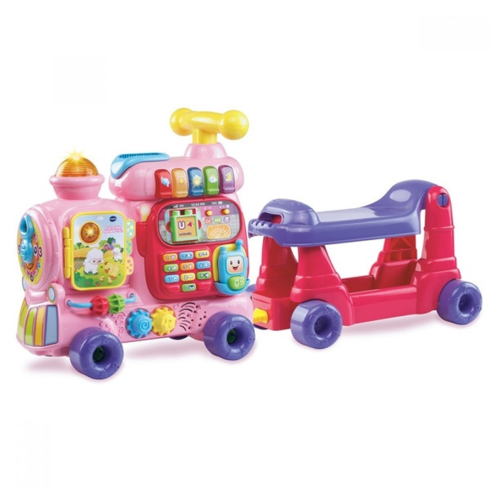 60% Off - VTech Press and also Ride Alphabet Train Pink - Extravaganza:£38[cha6840ar]
