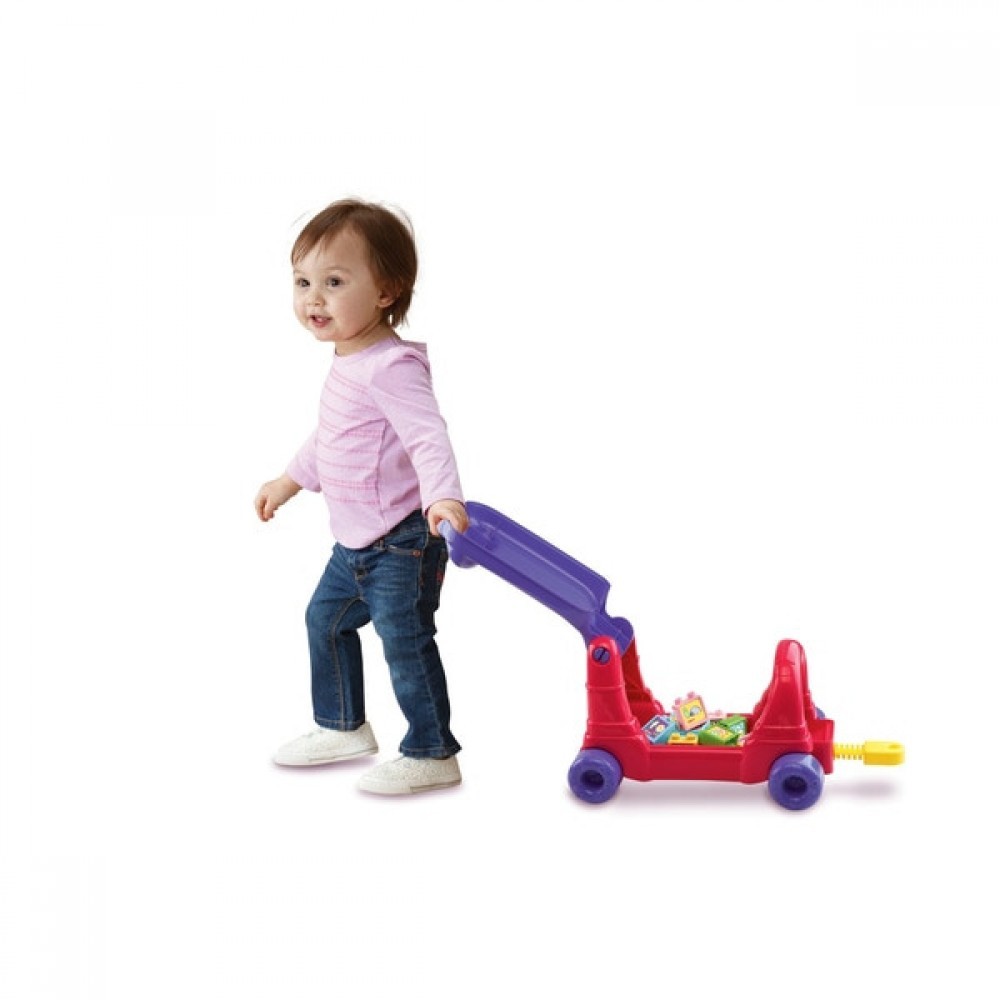 Spring Sale - VTech Push and Ride Alphabet Learn Pink - Crazy Deal-O-Rama:£38