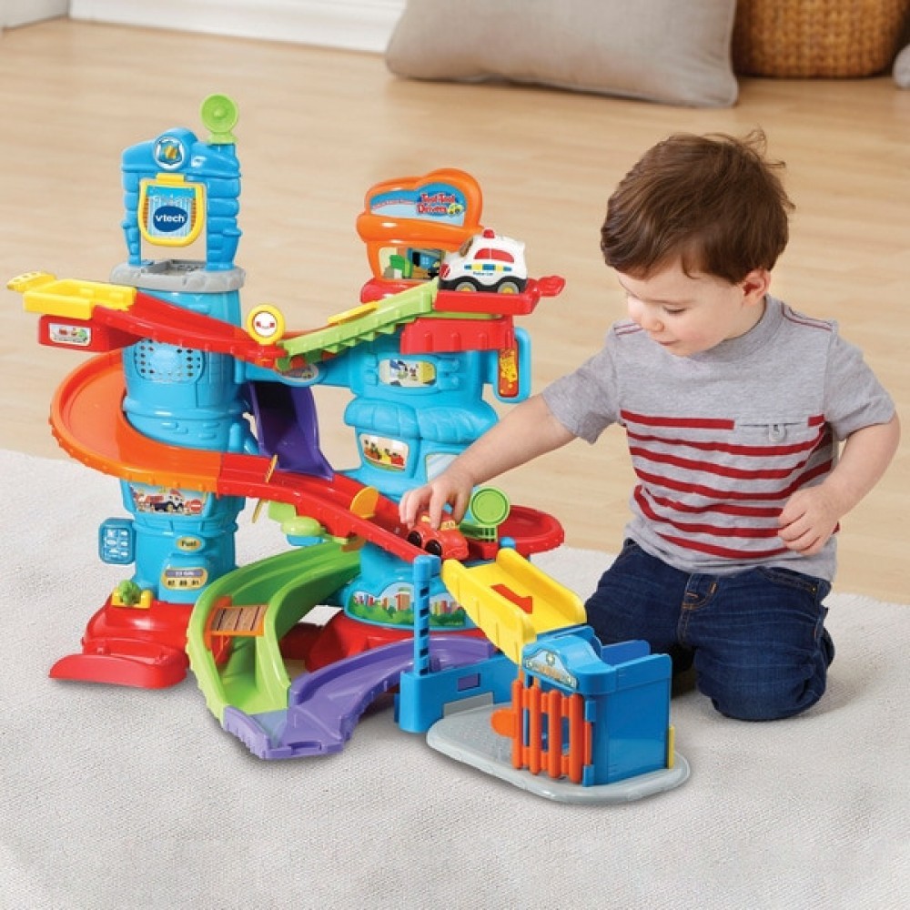 Clearance - VTech Toot-Toot Drivers Authorities High Rise - Steal:£27[ala6841co]
