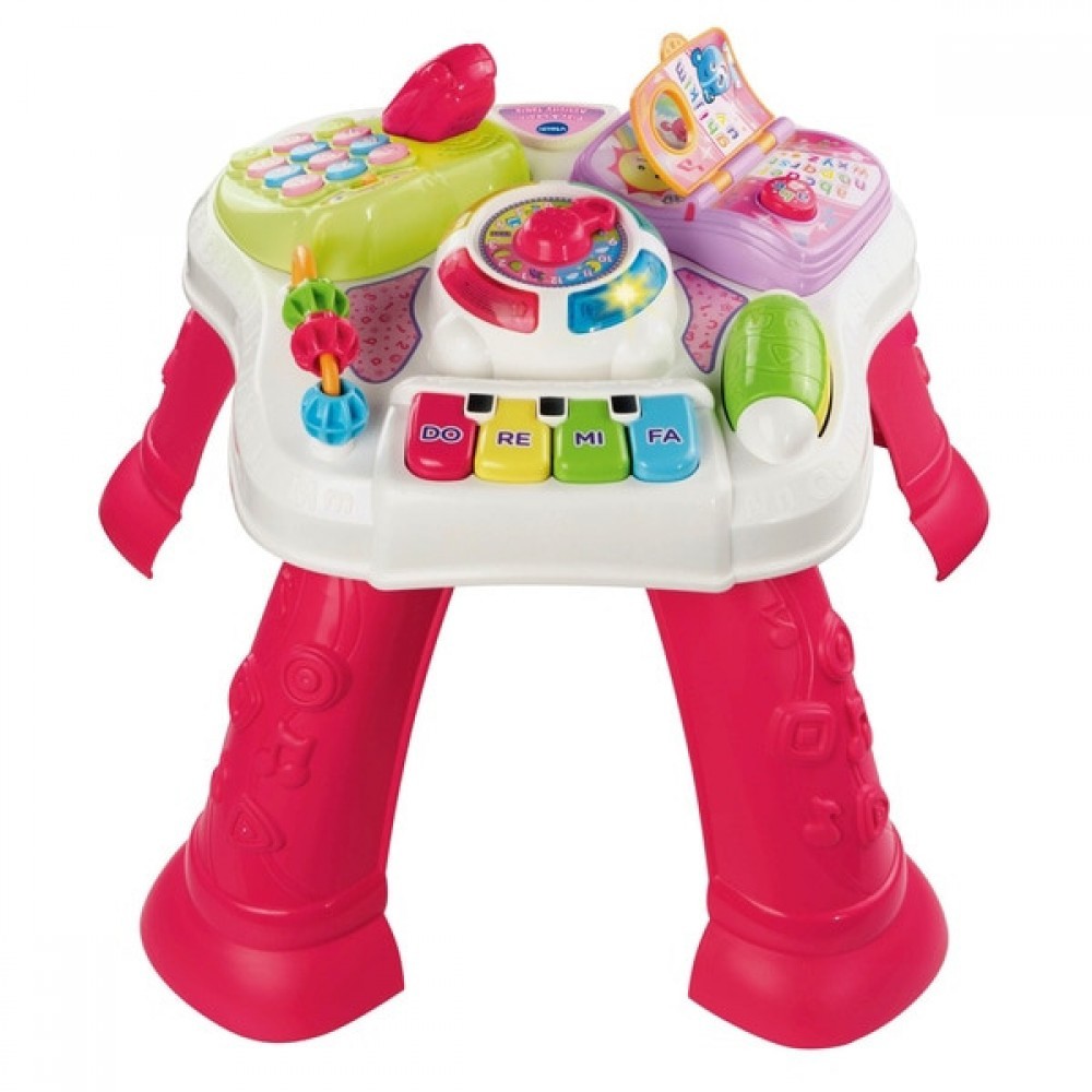 Independence Day Sale - VTech Knowing Task Table Pink - Value-Packed Variety Show:£18[bea6848nn]