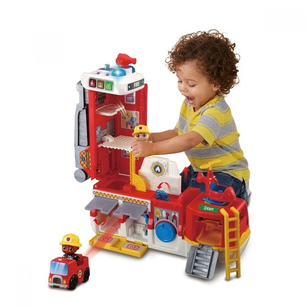 Loyalty Program Sale - Toot-Toot Buddies 2-in-1 Fire Terminal - Super Sale Sunday:£27[lia6850nk]