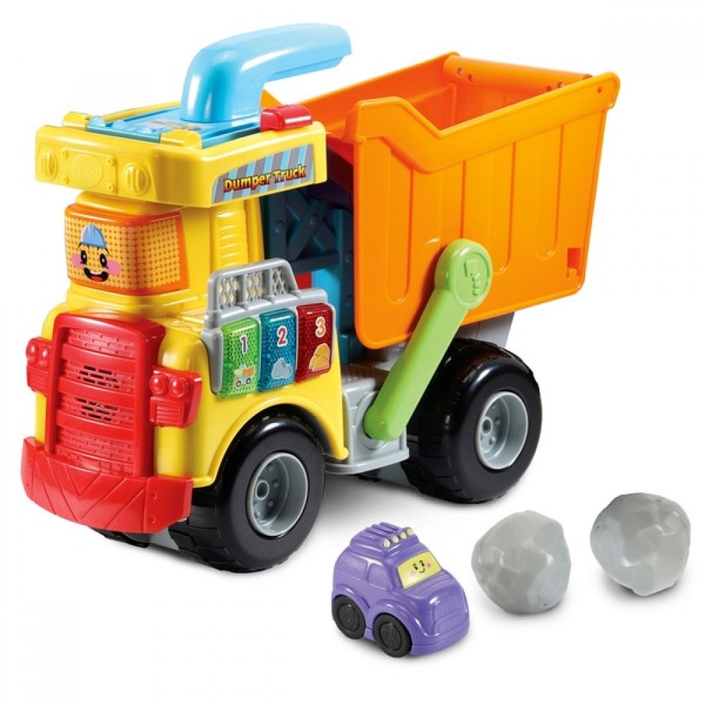 Holiday Gift Sale - VTech Toot-Toot Drivers Dumper Truck - Boxing Day Blowout:£17[lia6854nk]