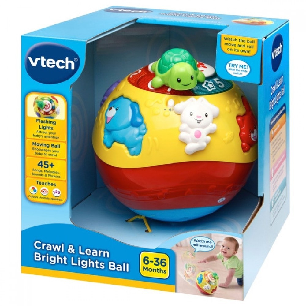 Free Shipping - VTech Crawl &&    Learn Bright Lights Ball - Spree:£13[lia6871nk]