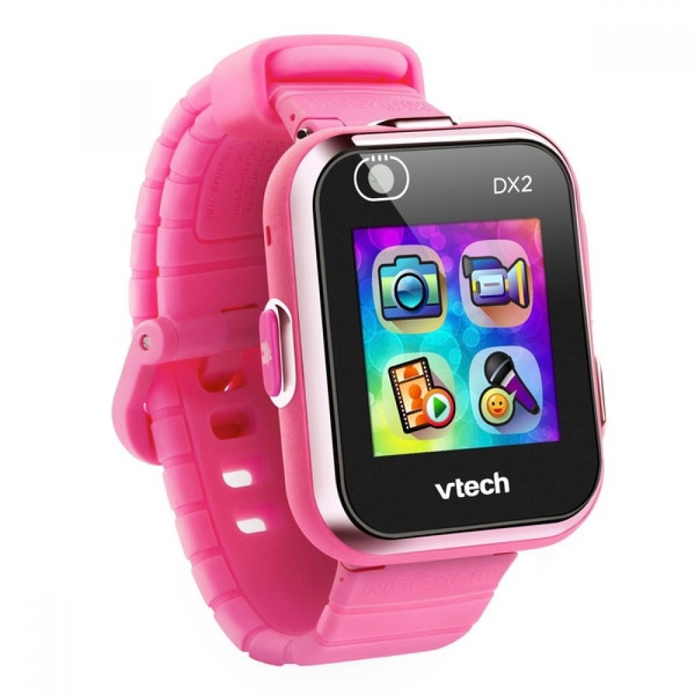 Distress Sale - VTech Kidizoom Smart Timepiece DX2 Pink - Thrifty Thursday Throwdown:£29[jca6872ba]
