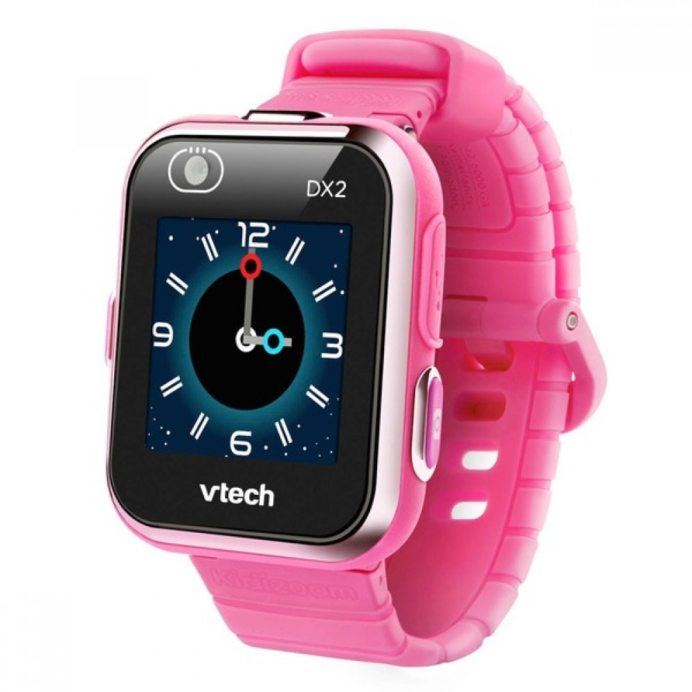 April Showers Sale - VTech Kidizoom Smart Wristwatch DX2 Pink - Virtual Value-Packed Variety Show:£30[coa6872li]