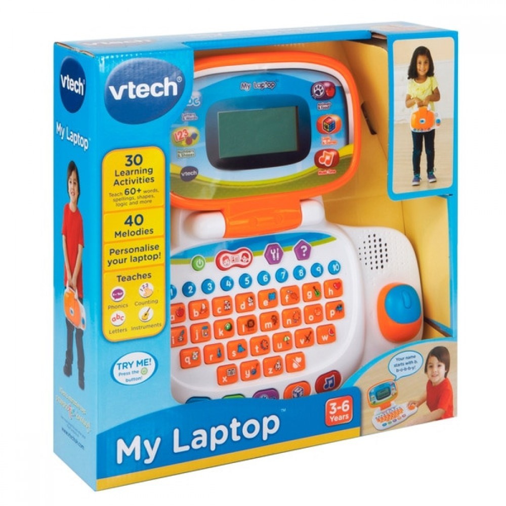Two for One - VTech My Laptop computer - Value-Packed Variety Show:£12[bea6886nn]