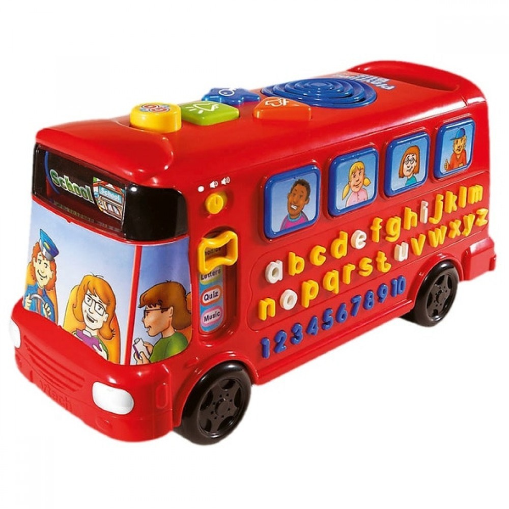 Click and Collect Sale - VTech Playtime Bus along with Phonics - Markdown Mardi Gras:£15[laa6891ma]