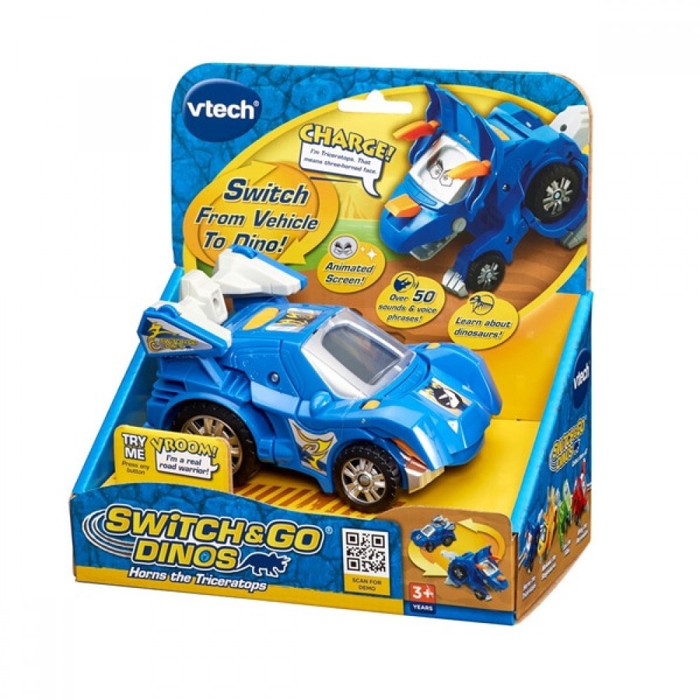 50% Off - VTech Switch over &&    Go Horns the Triceratops - Curbside Pickup Crazy Deal-O-Rama:£11[jca6900ba]