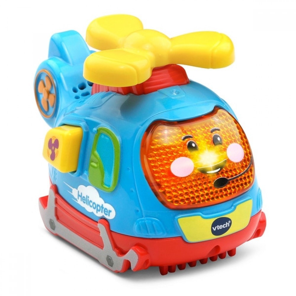VTech Toot-Toot Press and also Spin Helicopter
