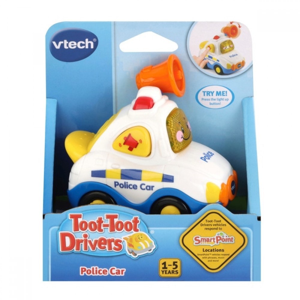 Seasonal Sale - VTech Toot-Toot Drivers Patrol Car - Price Drop Party:£6[bea6911nn]