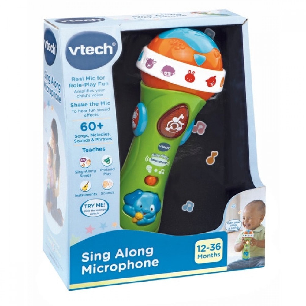 Clearance Sale - VTech Sing Along Microphone - Spectacular:£8