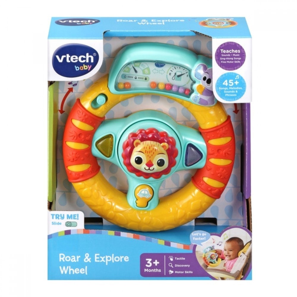 February Love Sale - Vtech Child Roar &&    Explore Steering wheel - Spectacular Savings Shindig:£9